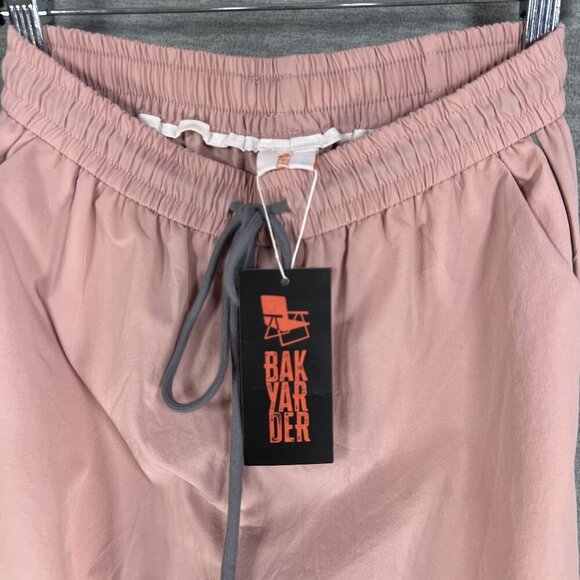 Bakyarder NWT Womens M Parachute Y2K Pants Baggy Pink Joggers Gorpcore Hip Hop - Picture 13 of 16